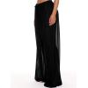 image:imageWomens Sheer Mesh Swimsuit Cover Up Drawstring Waist Wide Leg Loose Beach PantsBlack