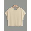 image:imageWomens 2 Packs Open Back Tops Criss Cross Cut Out Summer Casual T Shirt Crewneck Short Sleeve Backless TeeMulticolor Pink