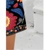 image:imageWomens 2 Piece Beach Vacation Clothes Floral Tank Top and Shorts Set Tropical Summer OutfitsBlack Pattern