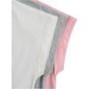 image:imageWomens 3 Packs Open Back Tops T Shirt Criss Cross Cut Out Tee Short Sleeve Crewneck Summer Backless TopsPink Grey White