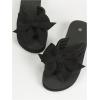 image:imageWomens Bow Knot Flip Flops Open Toe Dressy Thong Sandals Comfy Summer Vacation FlatsBlack