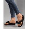 image:imageWomens Bow Knot Flip Flops Open Toe Dressy Thong Sandals Comfy Summer Vacation FlatsBlack and Red