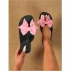 image:imageWomens Bow Knot Flip Flops Open Toe Dressy Thong Sandals Comfy Summer Vacation FlatsPink