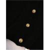 image:imageWomens Button Down Sweater Vest Sleeveless Crewneck Knit Outerwear Old Money KnitwearBlack