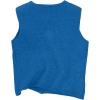 image:imageWomens Button Down Sweater Vest Sleeveless Crewneck Knit Outerwear Old Money KnitwearBlue