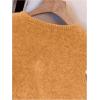 image:imageWomens Button Down Sweater Vest Sleeveless Crewneck Knit Outerwear Old Money KnitwearDeep Yellow