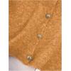 image:imageWomens Button Down Sweater Vest Sleeveless Crewneck Knit Outerwear Old Money KnitwearDeep Yellow