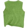 image:imageWomens Button Down Sweater Vest Sleeveless Crewneck Knit Outerwear Old Money KnitwearGreen