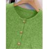 image:imageWomens Button Down Sweater Vest Sleeveless Crewneck Knit Outerwear Old Money KnitwearGreen