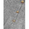image:imageWomens Button Down Sweater Vest Sleeveless Crewneck Knit Outerwear Old Money KnitwearGrey