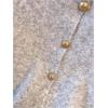 image:imageWomens Button Down Sweater Vest Sleeveless Crewneck Knit Outerwear Old Money KnitwearLight Grey