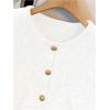 image:imageWomens Button Down Sweater Vest Sleeveless Crewneck Knit Outerwear Old Money KnitwearWhite