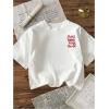 image:imageWomens Cherry Bow Graphic Tees Short Sleeve Crew Neck Summer T Shirt Tops for Women TrendyRed White