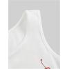 image:imageWomens Cherry Print Cropped Tank Top Scoop Neck Sleeveless Slim Fit Summer TopsWhite