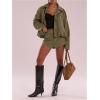 image:imageWomens Elegant Mini Shorts Dressy Casual Office Work Summer Shorts with PocketsArmy Green