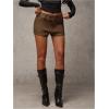 image:imageWomens Elegant Mini Shorts Dressy Casual Office Work Summer Shorts with PocketsBrown