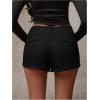 image:imageWomens Elegant Mini Shorts Dressy Casual Office Work Summer Shorts with PocketsPure Black