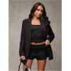 image:imageWomens Elegant Mini Shorts Dressy Casual Office Work Summer Shorts with PocketsPure Black