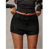 image:imageWomens Elegant Mini Shorts Dressy Casual Office Work Summer Shorts with PocketsPure Black
