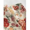 image:imageWomens Floral Embroidery Strapless Tube Top Lace Up Y2K Corset Crop TopsApricot