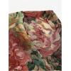 image:imageWomens Floral Embroidery Strapless Tube Top Lace Up Y2K Corset Crop TopsRed