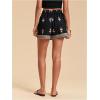 image:imageWomens Floral Graphic Skirt Shorts Drawstring Waist Tropical Boho Wrap SkortsMulticolor