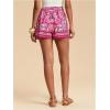 image:imageWomens Floral Graphic Skirt Shorts Drawstring Waist Tropical Boho Wrap SkortsPink