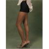 image:imageWomens Floral Lace Drop Waist Booty Shorts Skinny Y2k Summer Mini ShortsPure Black