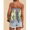 image:imageWomens Floral Tropical Boho Tops Spaghetti Strap Tank Top Vacation Beach Summer Camisole TopsMulticolor