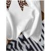 image:imageWomens Graphic Letter Tee Crew Neck Drop Shoulder Trendy Summer T Shirt Short Sleeve Vintage Car Print TopCheetah White