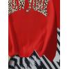 image:imageWomens Graphic Letter Tee Crew Neck Drop Shoulder Trendy Summer T Shirt Short Sleeve Vintage Car Print TopLetter Red