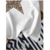 image:imageWomens Graphic Letter Tee Crew Neck Drop Shoulder Trendy Summer T Shirt Short Sleeve Vintage Car Print TopStar White