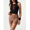 image:imageWomens Graphic Y2k Ribbed Tank Tops Sleeveless Martini Casual Slim Fit Summer Crop TopPrint Black
