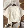 image:imageWomens Hawaiian Shirts Tropical Graphic Tees Crewneck Short Sleeve Vacation Summer T ShirtLight Beige