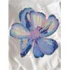 image:imageWomens Hawaiian Shirts Tropical Graphic Tees Crewneck Short Sleeve Vacation Summer T ShirtWhite and Blue