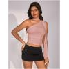 image:imageWomens Leopard Asymmetrical Halter Tops Sleeveless Slim Fit Summer Going Out Y2K Crop Tank TopLight Pink