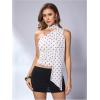 image:imageWomens Leopard Asymmetrical Halter Tops Sleeveless Slim Fit Summer Going Out Y2K Crop Tank TopWhite Burgundy