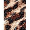 image:imageWomens Leopard Cheetah Sequin Strapless Tube Top Glitter Sleeveless Bandeau Crop Tops Night Out ClothesBrown