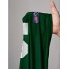 image:imageWomens Number Graphic Mesh Jersey Shirt V Neck 34 Sleeve Football Tee Tops SportswearDark Green