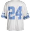 image:imageWomens Number Graphic Mesh Jersey Shirt V Neck 34 Sleeve Football Tee Tops SportswearMix White