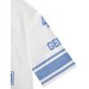 image:imageWomens Number Graphic Mesh Jersey Shirt V Neck 34 Sleeve Football Tee Tops SportswearMix White