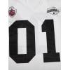 image:imageWomens Number Graphic Mesh Jersey Shirt V Neck 34 Sleeve Football Tee Tops SportswearNumber White