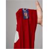 image:imageWomens Number Graphic Mesh Jersey Shirt V Neck 34 Sleeve Football Tee Tops SportswearRed
