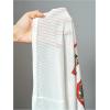image:imageWomens Number Print Mesh Jersey Shirt Color Block V Neck Short Sleeve Football TShirtWhite Orange