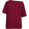 image:imageWomens Off The Shoulder Tops Gothic Graphic Tee Y2k Grunge Vintage Oversized T Shirts Trendy OutfitsPure Burgundy