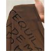 image:imageWomens Sheer Mesh Letter Graphic Tees Short Sleeve Crew Neck Y2K Vintage Crop Tops Going Out T ShirtBrown