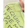 image:imageWomens Sheer Mesh Letter Graphic Tees Short Sleeve Crew Neck Y2K Vintage Crop Tops Going Out T ShirtGreen