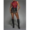 image:imageWomens Sheer Mesh Tank Top Sleeveless Slim Fit Fitted Summer Shirts Going Out TopsRed