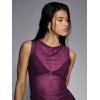 image:imageWomens Sheer Mesh Tank Top Sleeveless Slim Fit Fitted Summer Shirts Going Out TopsRed Violet