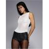 image:imageWomens Sheer Mesh Tank Top Sleeveless Slim Fit Fitted Summer Shirts Going Out TopsWhite
